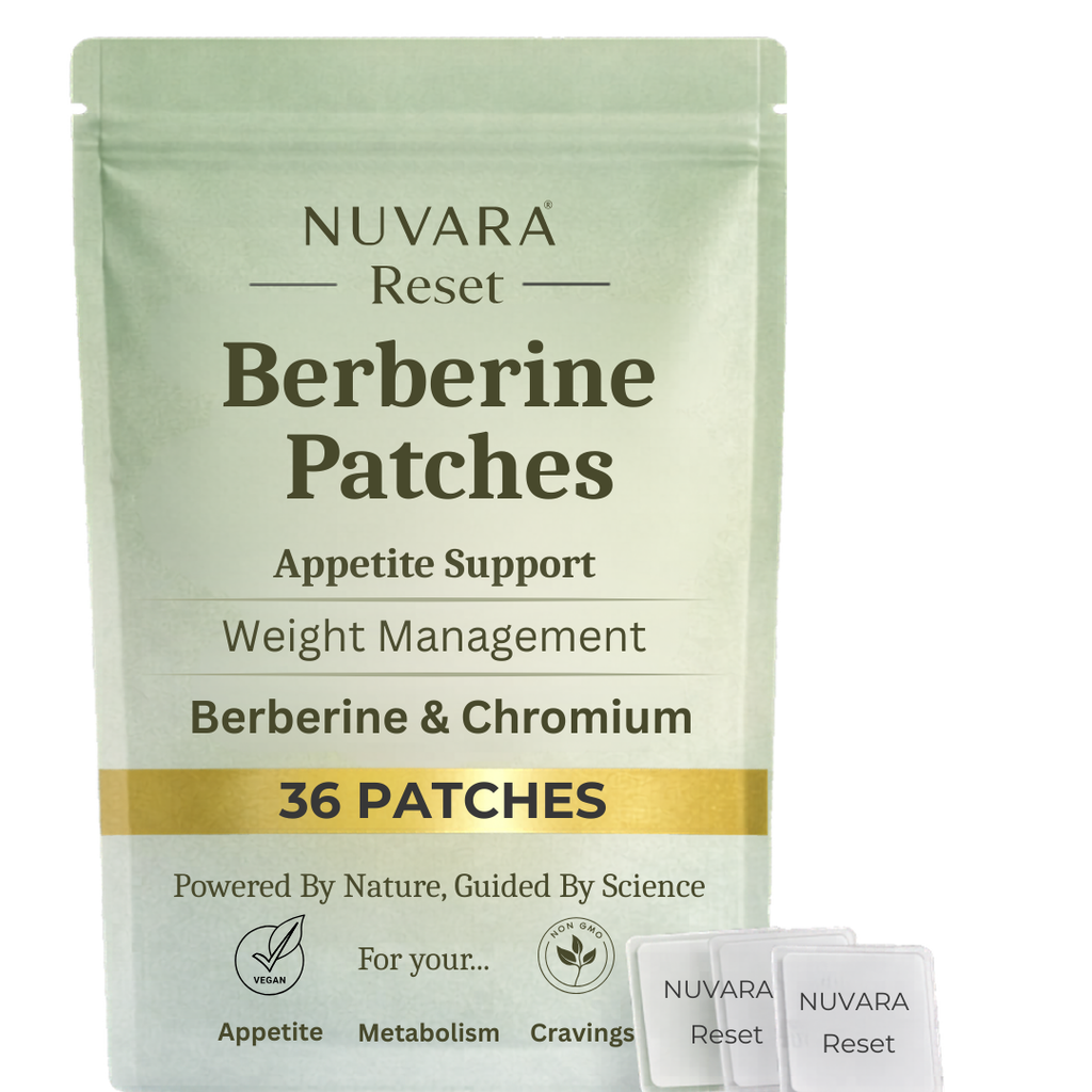 NUVARA® Reset Berberine Metabolism & Weight Support Patch (36 Patches)